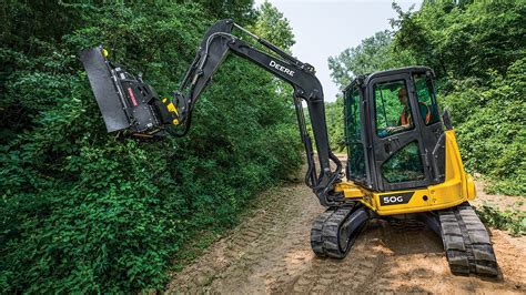 mini excavator rotary mower|shredder attachment for mini excavator.